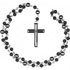 Мужской розарий Everiot Select LNS-3006 из натурального агата и гематита