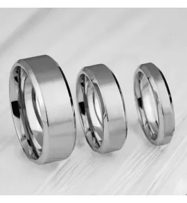 Кольцо из стали TATIC RSS-4510 с матовой поверхностью