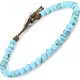 Тонкий браслет Everiot Select LNS-0235 из бирюзы
