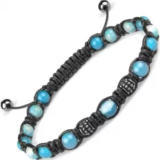 Плетеный браслет Шамбала из агата Everiot Select LNS-2088