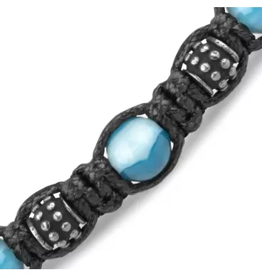 Плетеный браслет Шамбала из агата Everiot Select LNS-2088