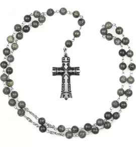 Розарий с крестом Everiot Select LNS-3080 из змеевика