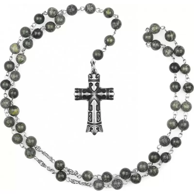 Розарий с крестом Everiot Select LNS-3080 из змеевика