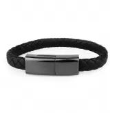 Мужской браслет-кабель USB type-C Everiot CB-MJ-0001-typeC из кожи