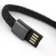 Мужской браслет-кабель USB type-C Everiot CB-MJ-0001-typeC из кожи