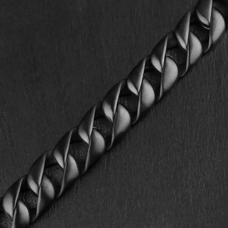 Браслет мужской из стали Everiot SB-MJ-06 в форме панцирной цепи