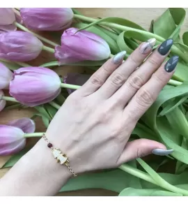 Женский браслет-цепочка "Дочка" MRJ-TBHM202