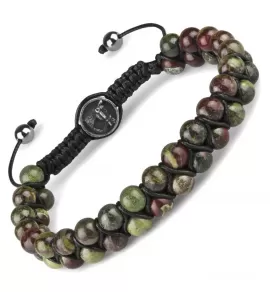 Браслет Шамбала Everiot Select LNS-2249 из яшмы с подковой