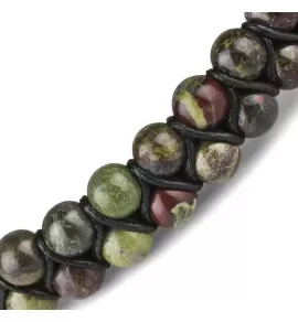 Браслет Шамбала Everiot Select LNS-2249 из яшмы с подковой