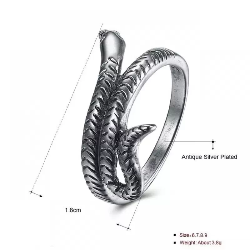 Кольцо Everiot RA-XP-13704 в форме змеи