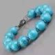 Женский браслет Everiot Select LNS-0236 из бусин натуральной бирюзы