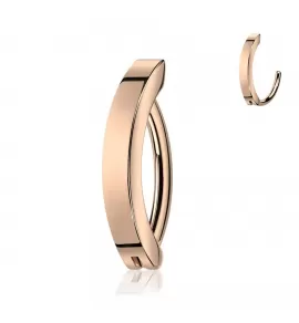 Серьга кликер из стали PiercedFish RHN01-RD для пирсинга в пупок