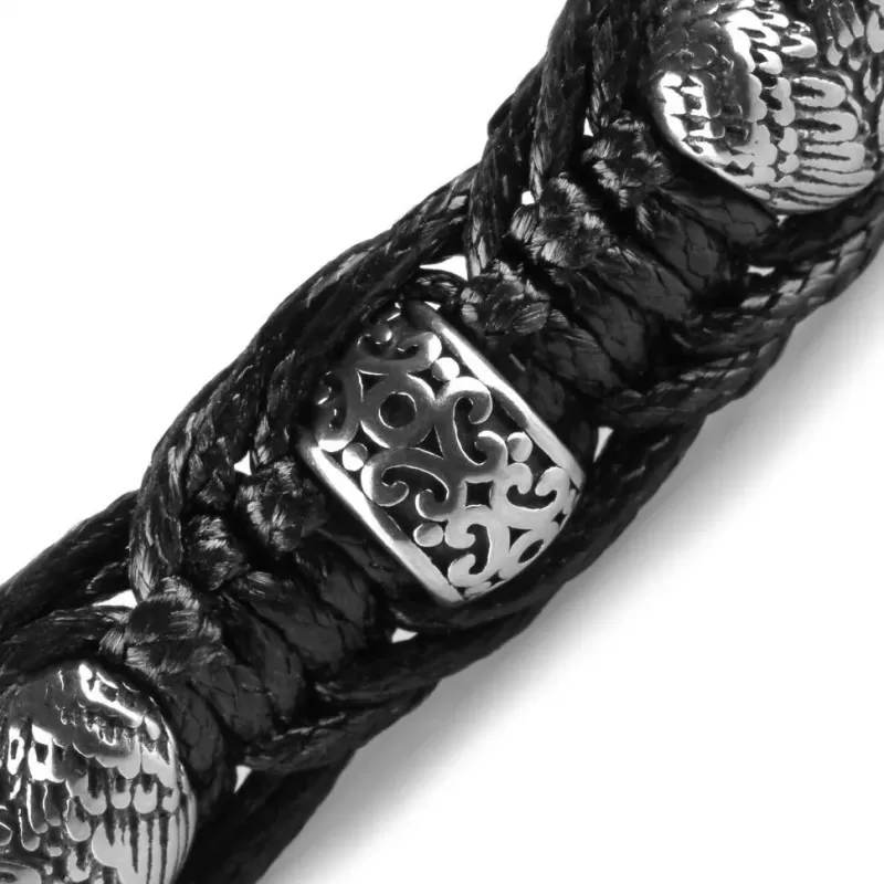 Женский браслет Шамбала Everiot Select LNS-2163 с шармами в форме сердца