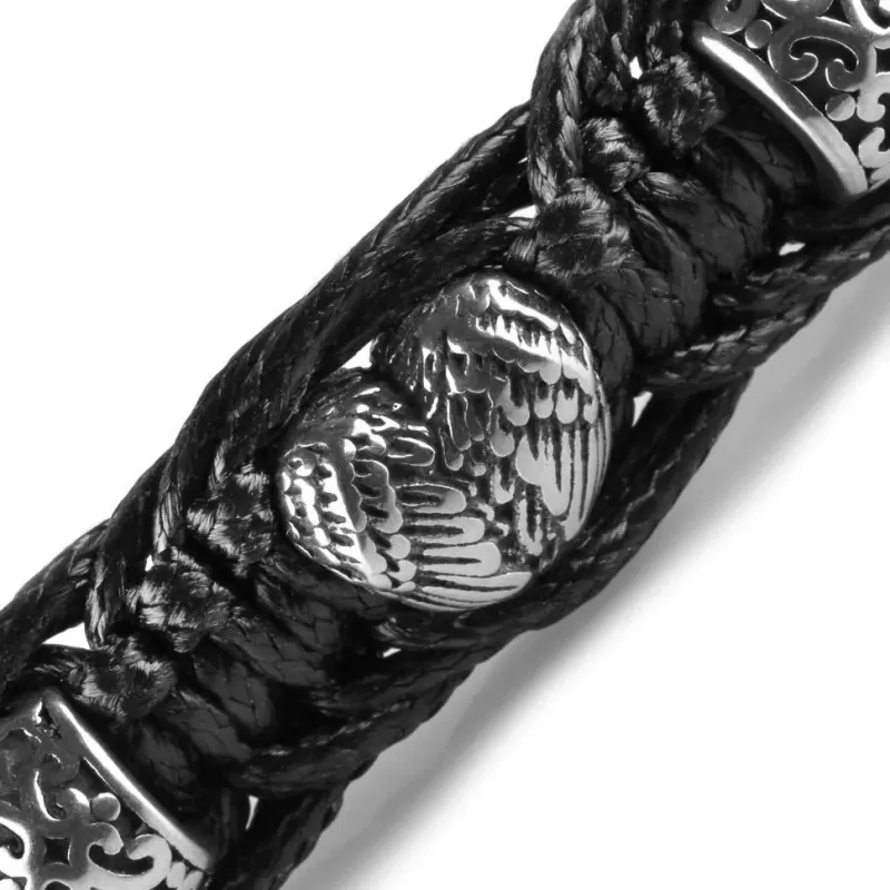 Женский браслет Шамбала Everiot Select LNS-2163 с шармами в форме сердца