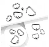 Серьга из стали PiercedFish RSD для пирсинга септума и хеликса