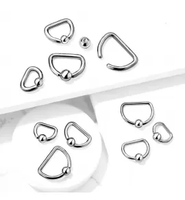 Серьга из стали PiercedFish RSD для пирсинга септума и хеликса