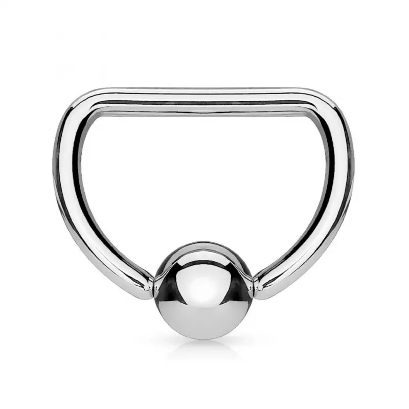 Серьга из стали PiercedFish RSD для пирсинга септума и хеликса