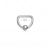 Серьга из стали PiercedFish RSD для пирсинга септума и хеликса