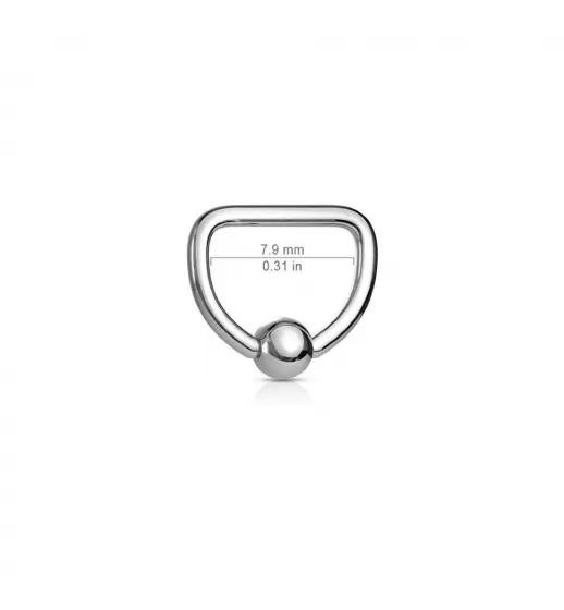Серьга из стали PiercedFish RSD для пирсинга септума и хеликса