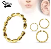 Серьга кольцо из стали PiercedFish RX6 для пирсинга септума, трагуса и хеликса, носа, уха, брови