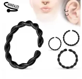 Серьга кольцо из стали PiercedFish RX6 для пирсинга септума, трагуса и хеликса, носа, уха, брови