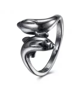 Женское кольцо Everiot RA-XP-13713 с дельфинами