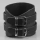 Кожаный браслет мужской Scappa A-103 черный