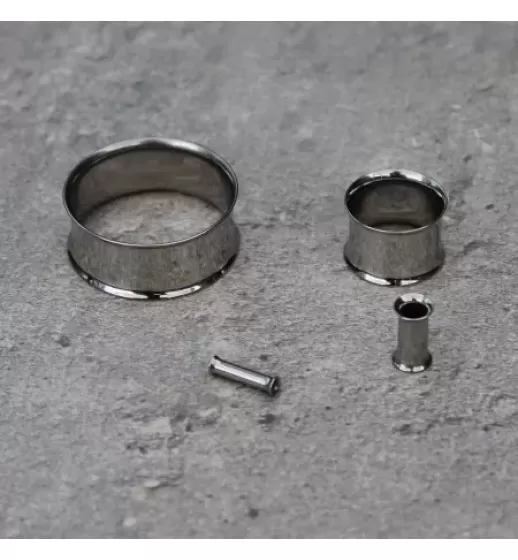 Тоннель (растяжка) в ухо PiercedFish PSDF из хирургической стали