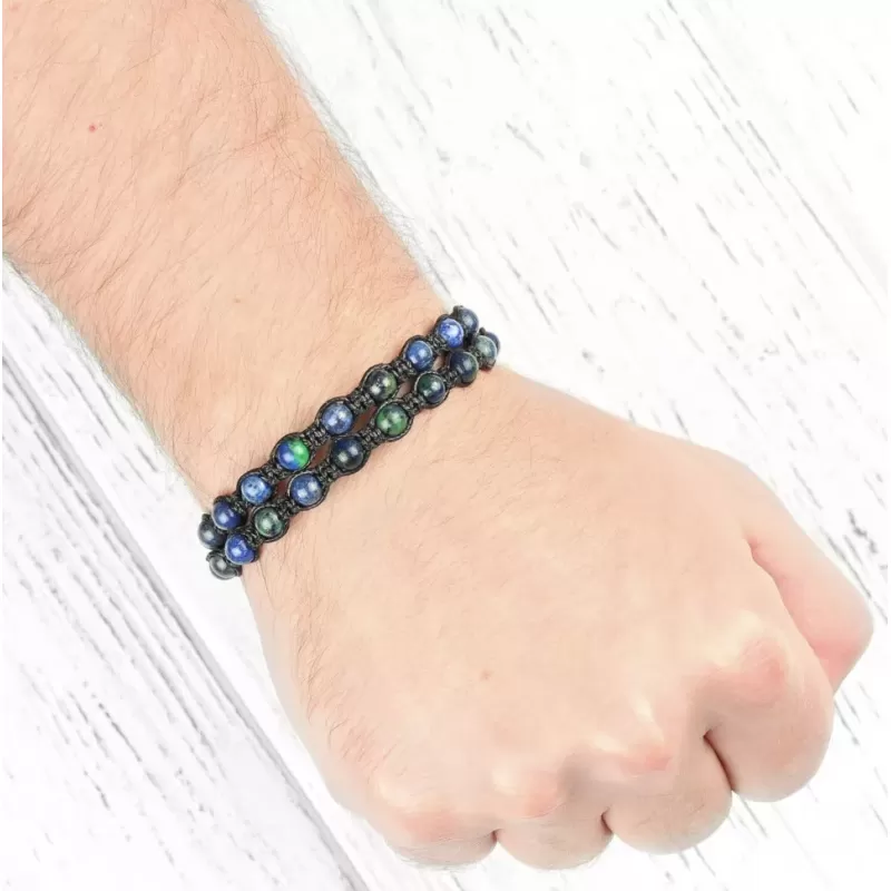 Браслет-спираль Everiot Select LNS-0111 из лазурита