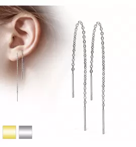 Женские серьги-протяжки из стали TATIC SE3369 цепочки