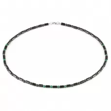 Мужской чокер (бусы) Everiot Select LNS-3052 из агата и малахита