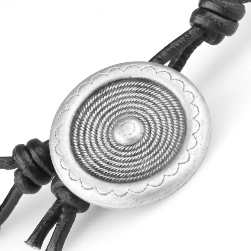 Плетеный браслет ручной работы Everiot Select LNS-3068 из бирюзы