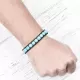 Плетеный браслет ручной работы Everiot Select LNS-3068 из бирюзы