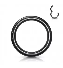 Кольцо кликер из титана Pirslab RHT4-K серьга для пирсинга септума, трагуса и хеликса, брови, губ, пупка (от 6 мм до 10 мм)