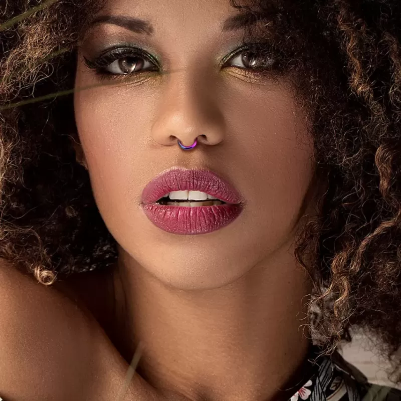 Кольцо кликер из титана Pirslab RHT4-K серьга для пирсинга септума, трагуса и хеликса, брови, губ, пупка (от 6 мм до 10 мм)