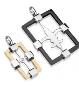 Пара кулонов TATIC SSPM-5972 из стали