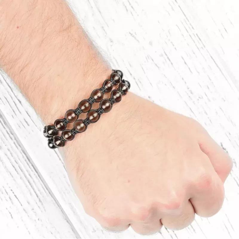 Браслет-спираль Everiot Select LNS-0112 из раухтопаза