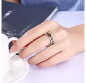 Женское кольцо Everiot из стали RA-XP-13712 с романтичной надписью "LOVE"