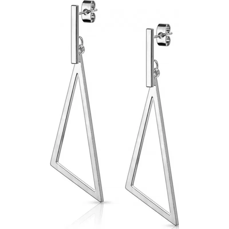 Женские висячие серьги из стали TATIC SE3783 в форме треугольника