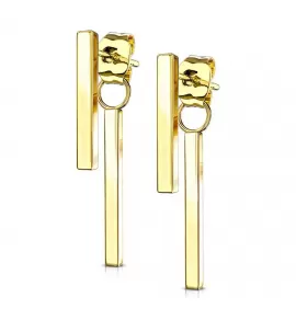Женские серьги с подвесками "Палочки" из стали TATIC SE3631