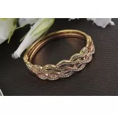 Браслет ROZI BC-08750B с плетением и фианитами