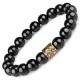 Браслет из черного агата Everiot Select LNS-2187 на резинке