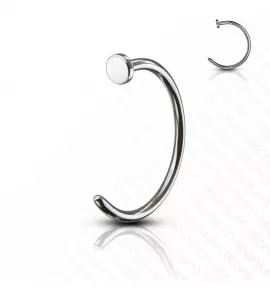 Серьга полукольцо для пирсинга носа Pirslab T23NOH1 из титана