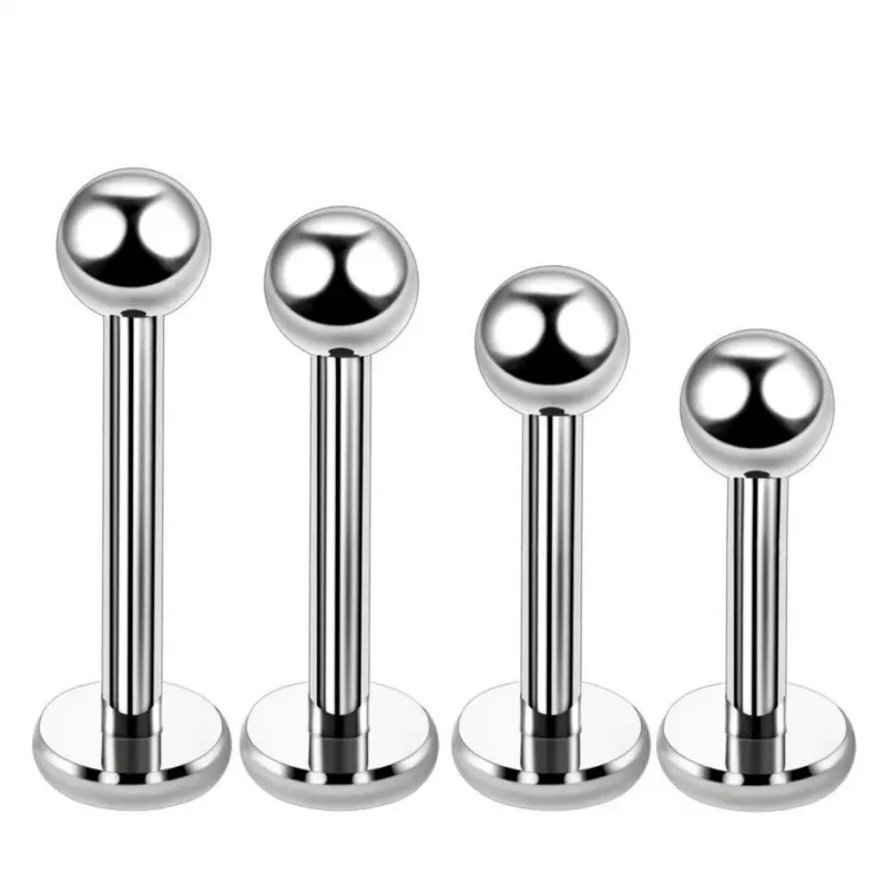 Титановая серьга лабрет для пирсинга уха, губ, носа Pirslab TIL