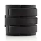 Кожаный браслет мужской Scappa A-104 черный