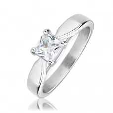 Помолвочное кольцо из стали RSS-2442-ST