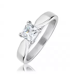 Помолвочное кольцо из стали RSS-2442-ST