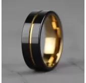 Мужское кольцо Tisten из титан-вольфрама (тистена) R-TS-061