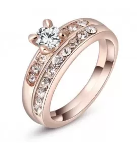 Пара колец Rozi RG-18290 с фианитами