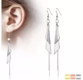 Длинные женские серьги TATIC SE3858 из стали